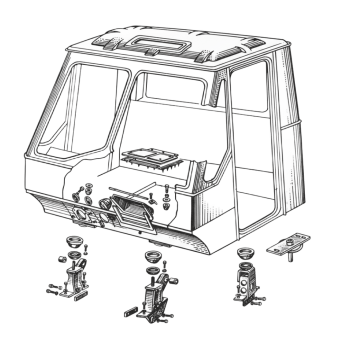 Кабіна. Облицювання