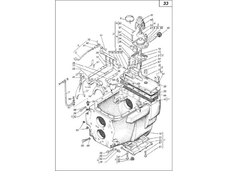 Коробка передач трактор Т-150К 151.37.001-8