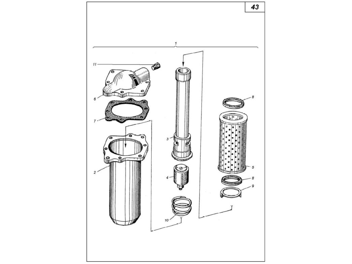 Фільтр на трактор Т-150К 151.37.067-1