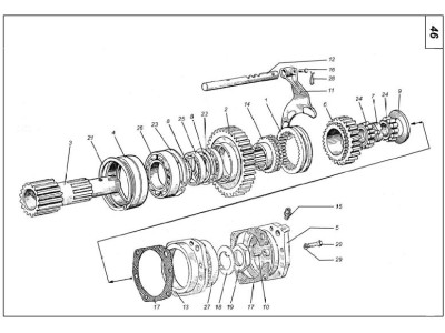 Роздавальна коробка на трактор Т-150К 151.37.031-6