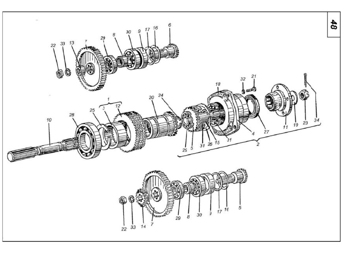 Роздавальна коробка на трактор Т-150К 151.37.031-6