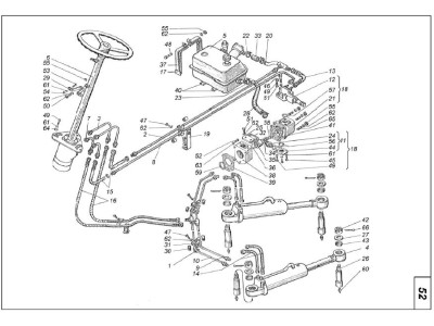Рульове керування на трактор Т-150К на двигун ЯМЗ-236 151.40.001-4