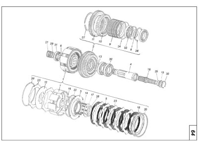 Вал відбору потужності із приводом на трактор Т-150К 151.41.001-2