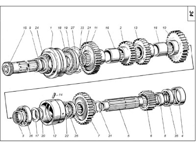 Коробка передач трактор Т-150К 151.37.021-6