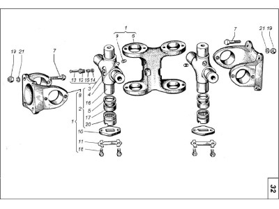 Вилка подвійна трактора Т-150К 151.36.016