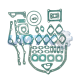 Комплект прокладок дв. ЯМЗ-236 без ГТВ с.з. "П" чорна пробка (вир-во Україна)